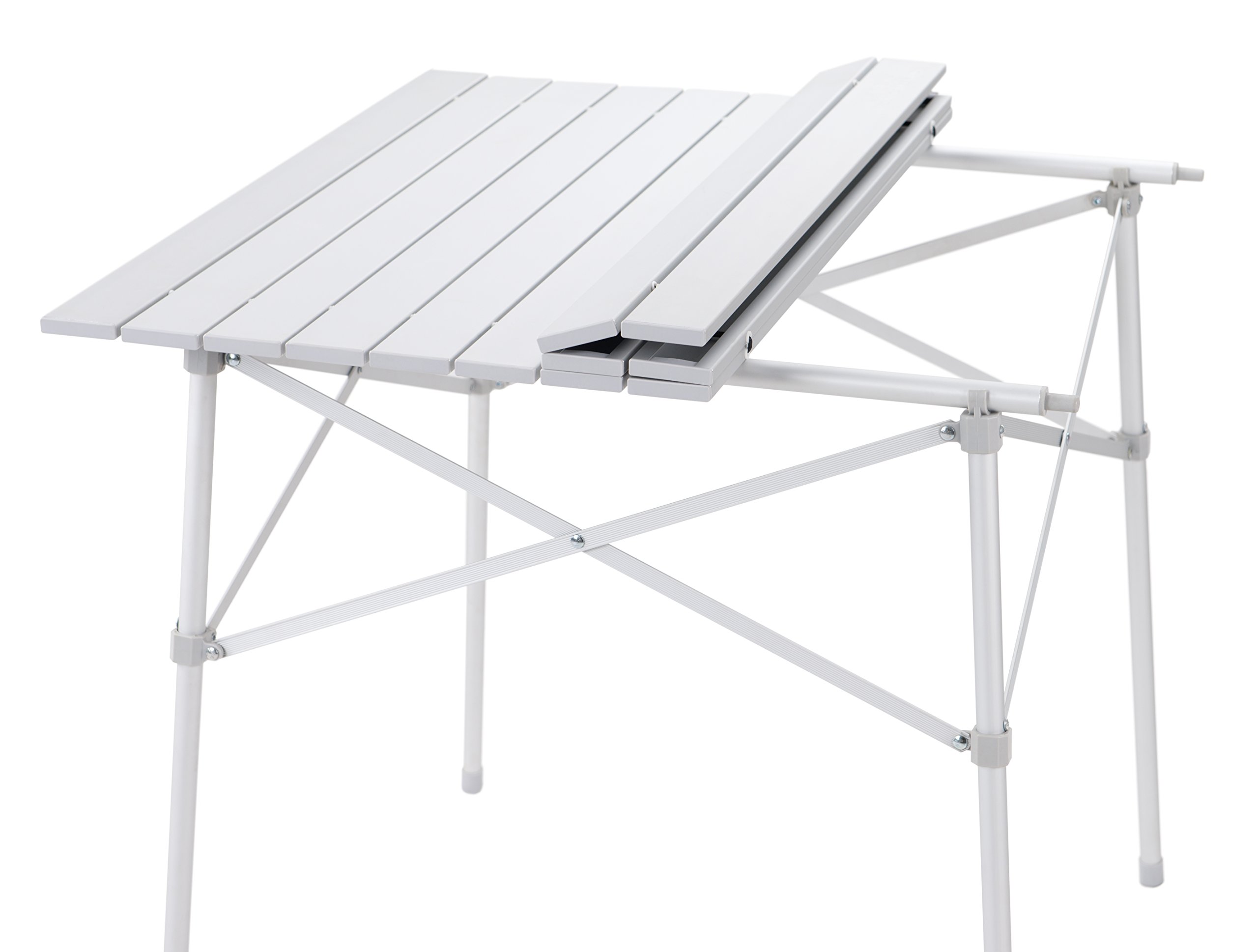 ALPS Mountaineering Aluminum Roll-Top Camp Table with Fast Setup and Compact Storage - Image 3