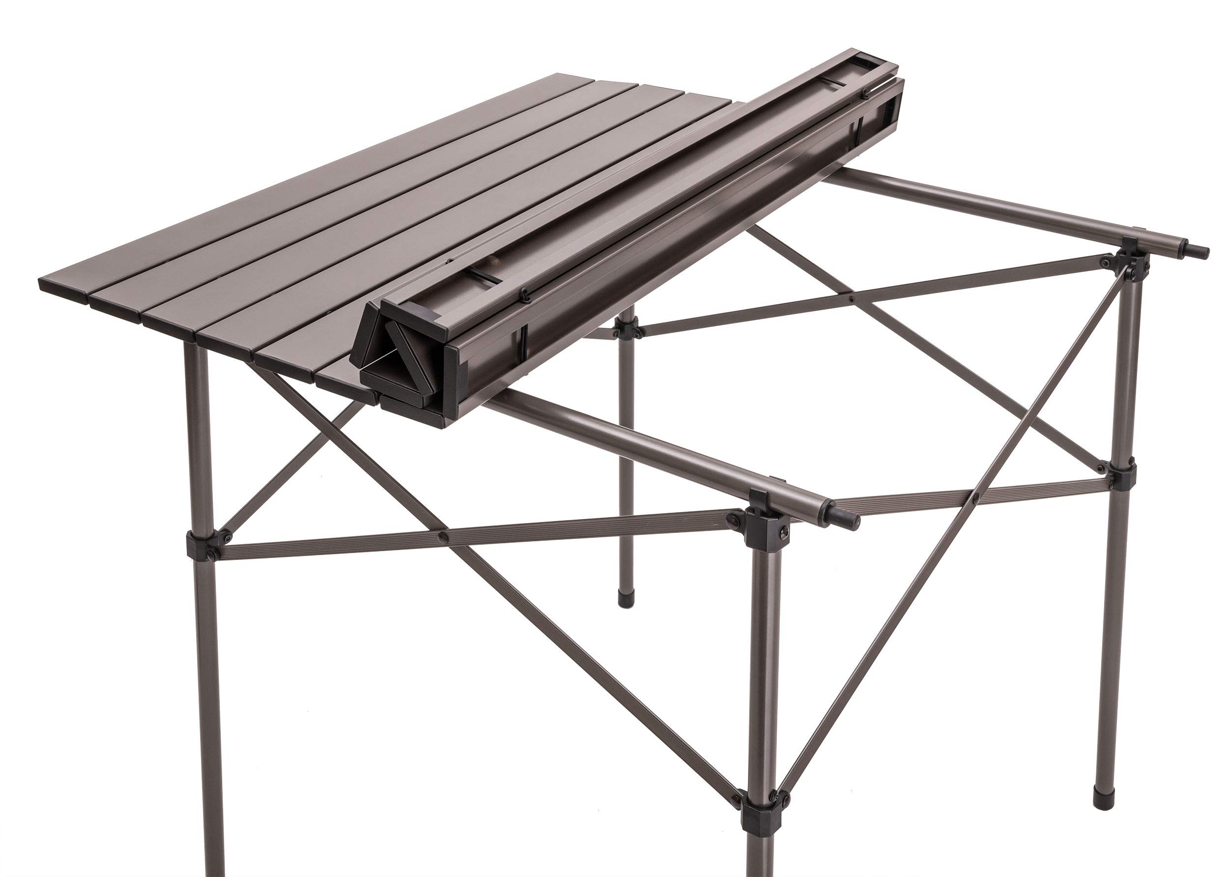ALPS Mountaineering Aluminum Roll-Top Camp Table with Fast Setup and Compact Storage - Image 4