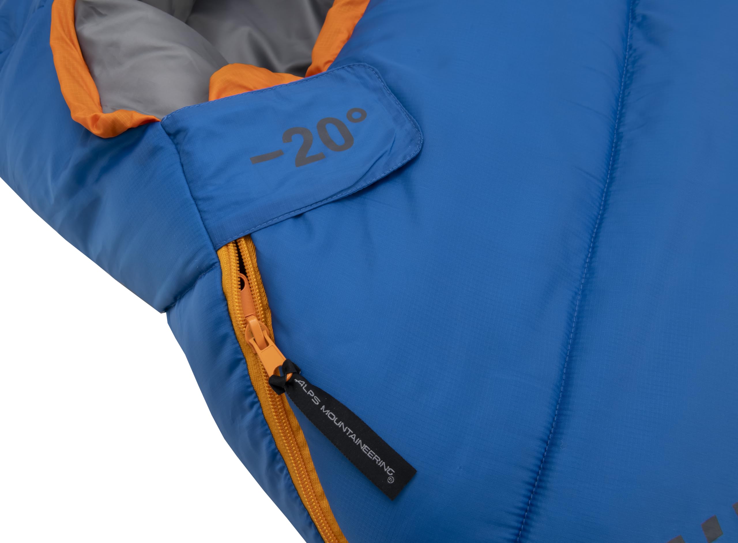 ALPS Mountaineering Blaze -20° Sleeping Bag – Extreme Cold Weather Synthetic Mummy Sleeping Bag with TechLoft Silver Insulation, Draft Collar & Durable Ripstop Shell for Winter Camping - Image 3