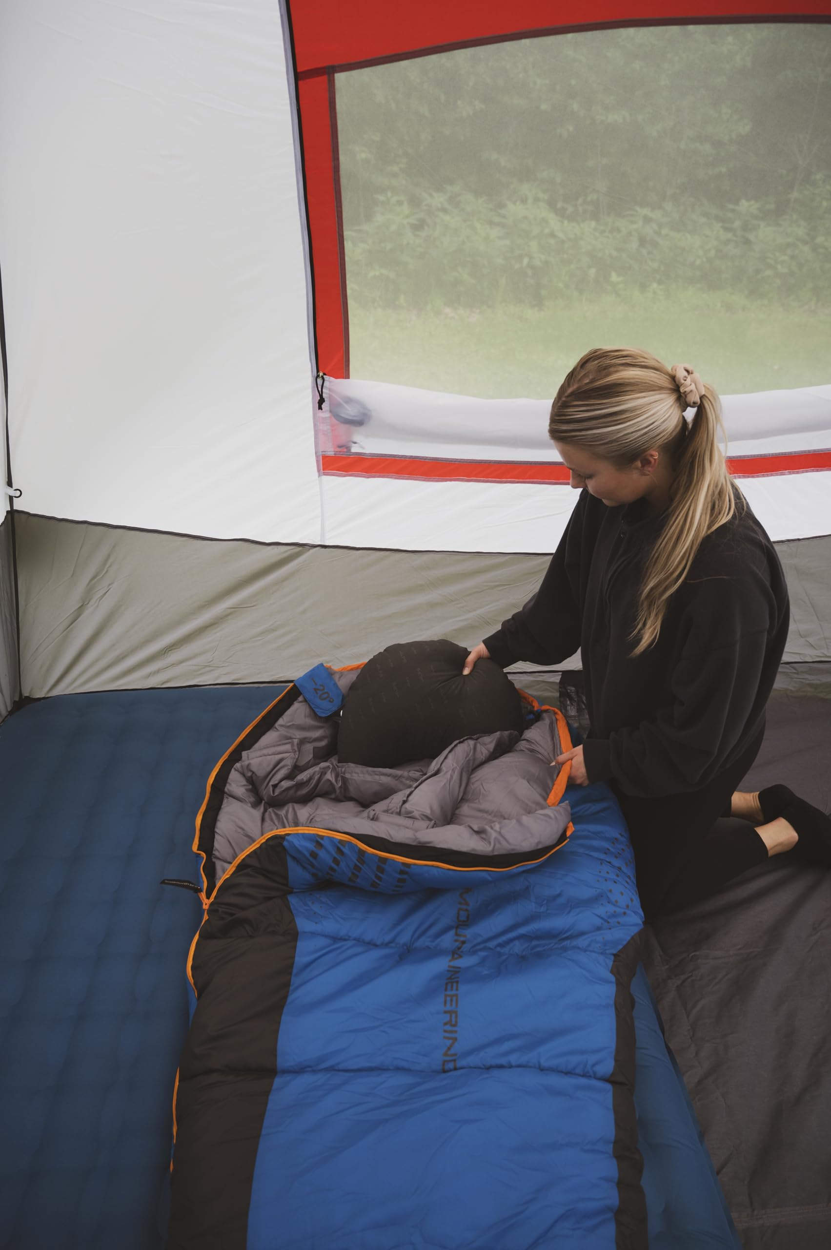 ALPS Mountaineering Blaze -20° Sleeping Bag – Extreme Cold Weather Synthetic Mummy Sleeping Bag with TechLoft Silver Insulation, Draft Collar & Durable Ripstop Shell for Winter Camping - Image 5