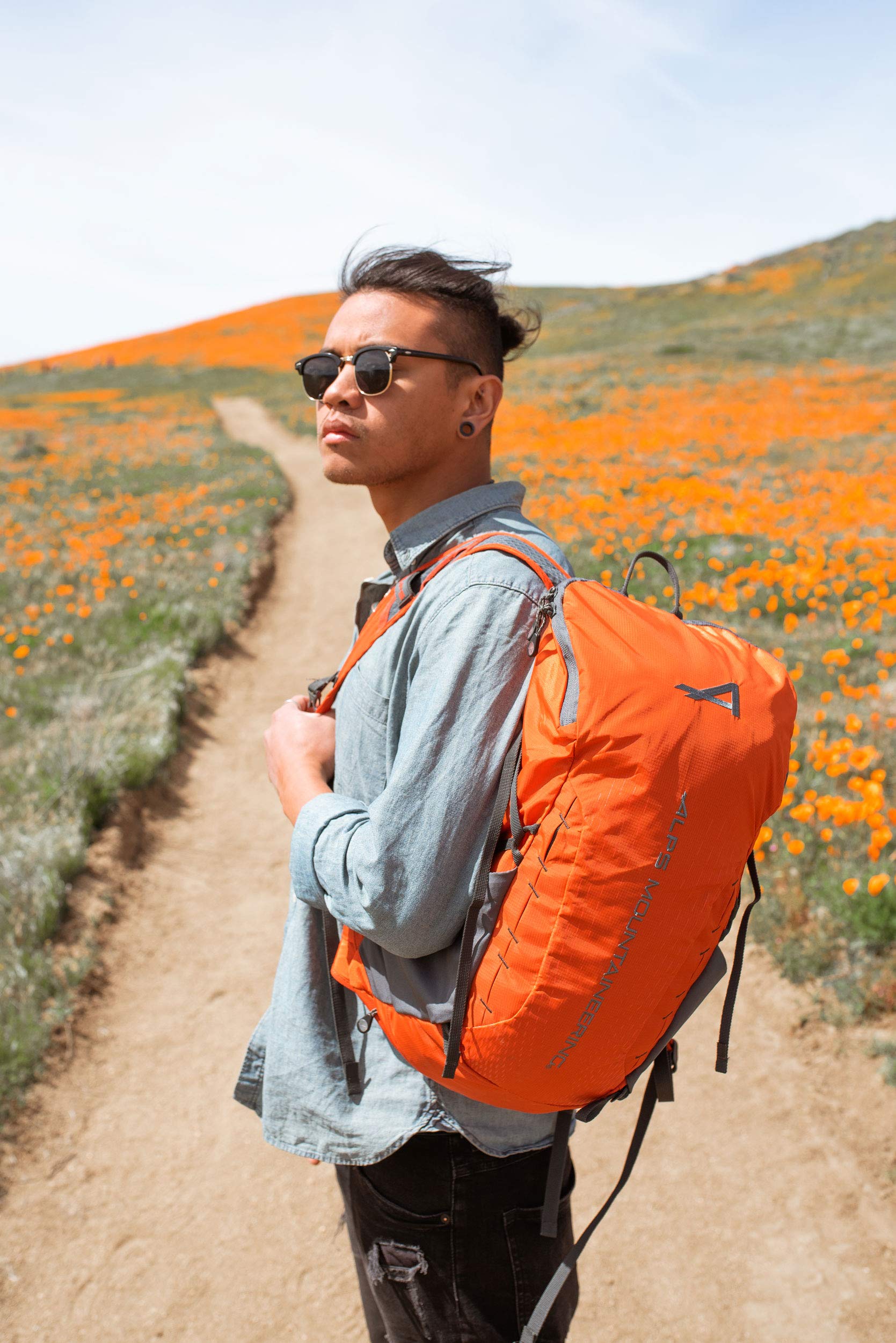 ALPS Mountaineering Canyon 20L Backpack - Chili/Gray - Image 7