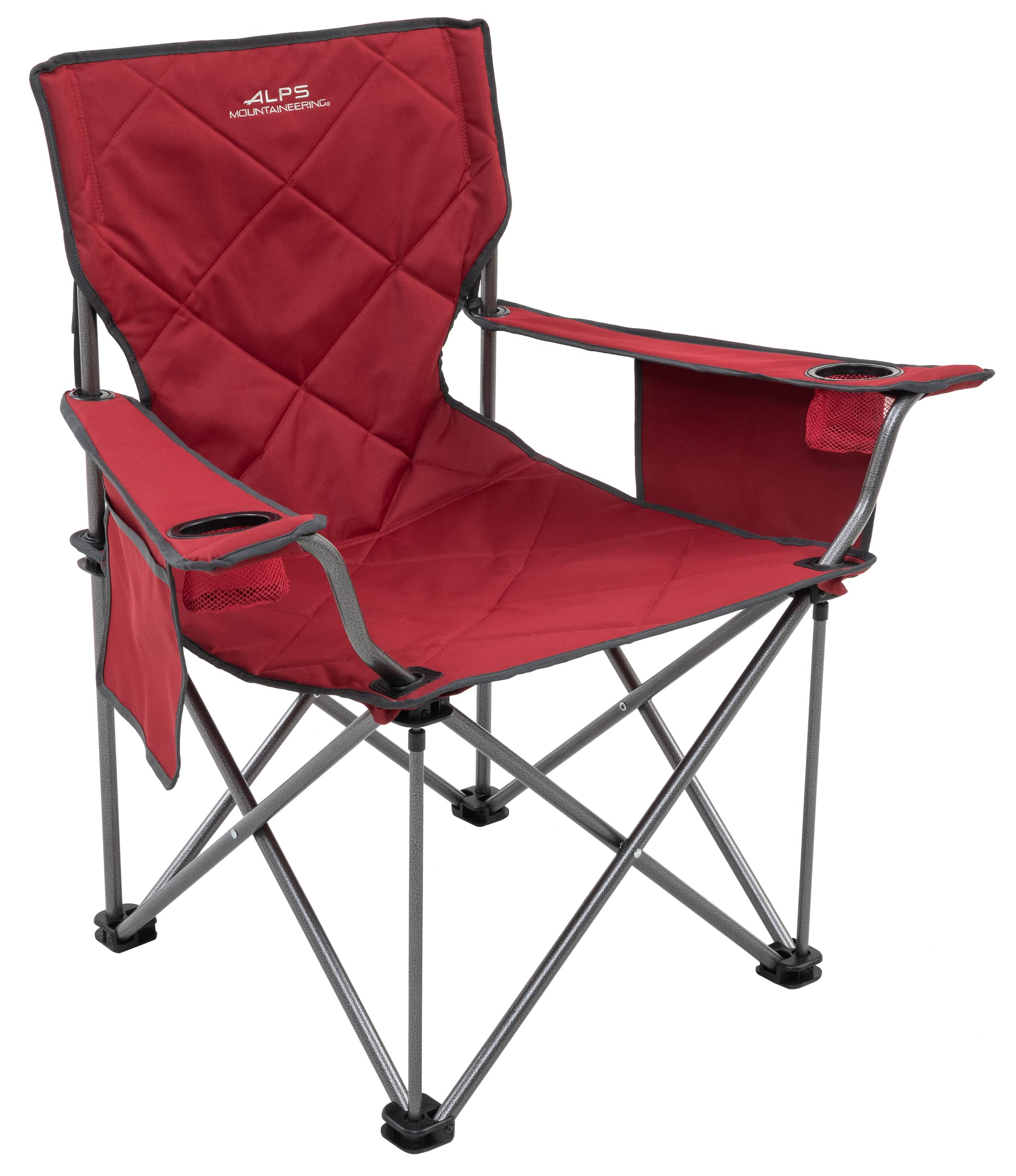 ALPS Mountaineering King Kong Camping Chairs for Adults with Mesh Cup Holders and Pockets, Built Durable and Reliable with Compact Foldable Steel Frame - Image 5