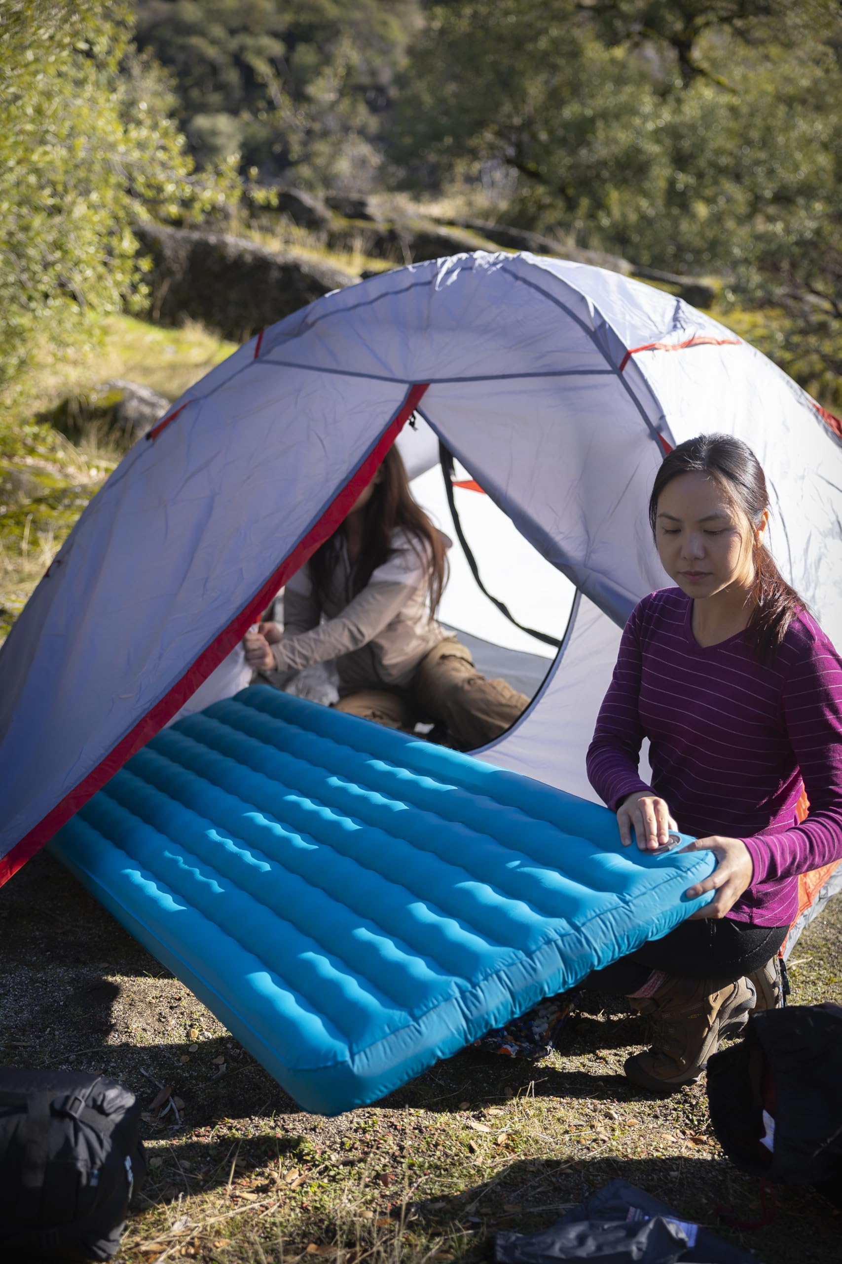 ALPS Mountaineering Pioneer Insulated Air Pad – Lightweight 4-Season Sleeping Pad with R-Value 6.6, Recycled Ripstop Fabric, Reflective Heat Layers, Pump Sack & Repair Kit for Camping and Backpacking - Image 10