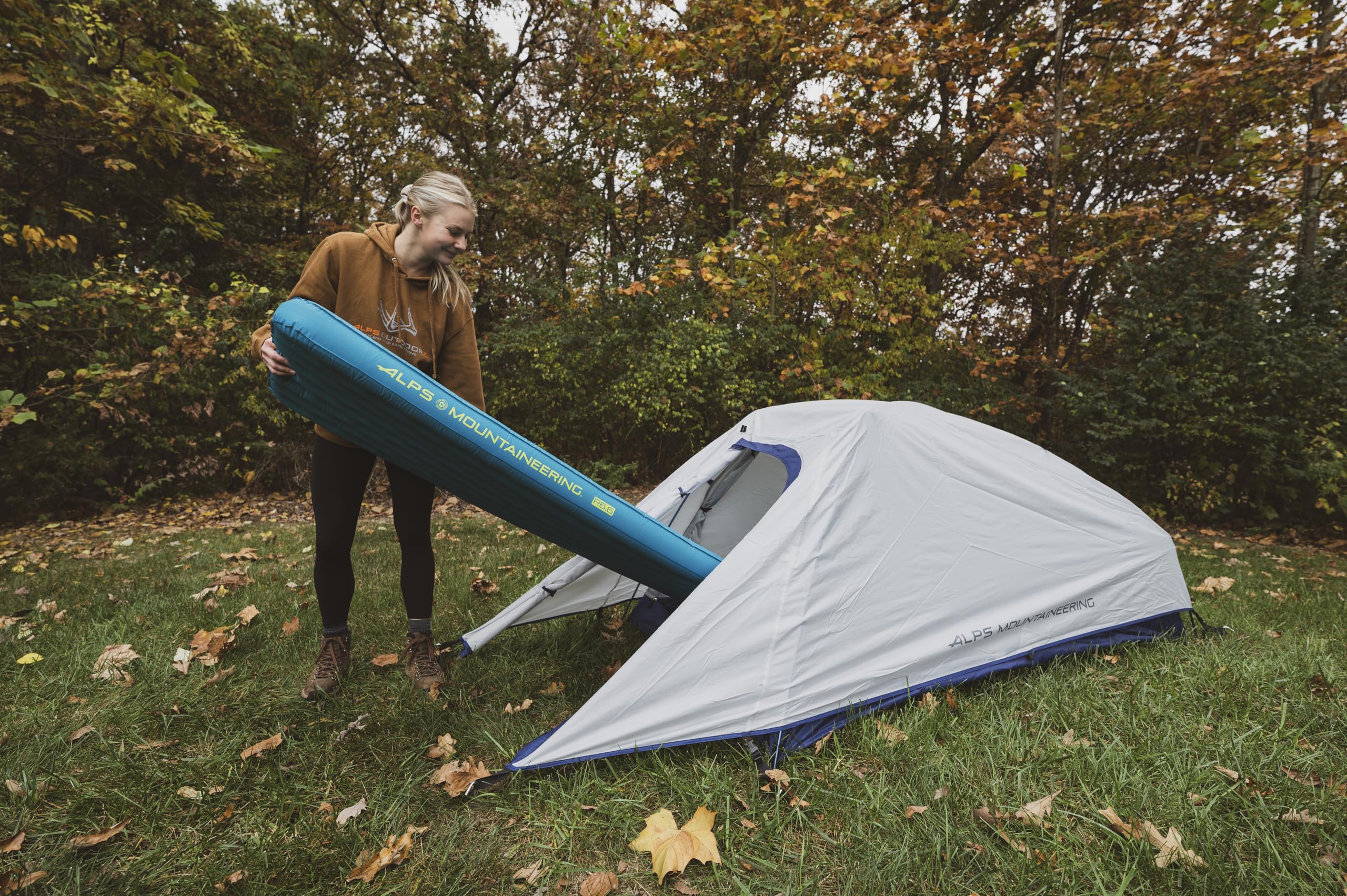 ALPS Mountaineering Pioneer Insulated Air Pad – Lightweight 4-Season Sleeping Pad with R-Value 6.6, Recycled Ripstop Fabric, Reflective Heat Layers, Pump Sack & Repair Kit for Camping and Backpacking - Image 8