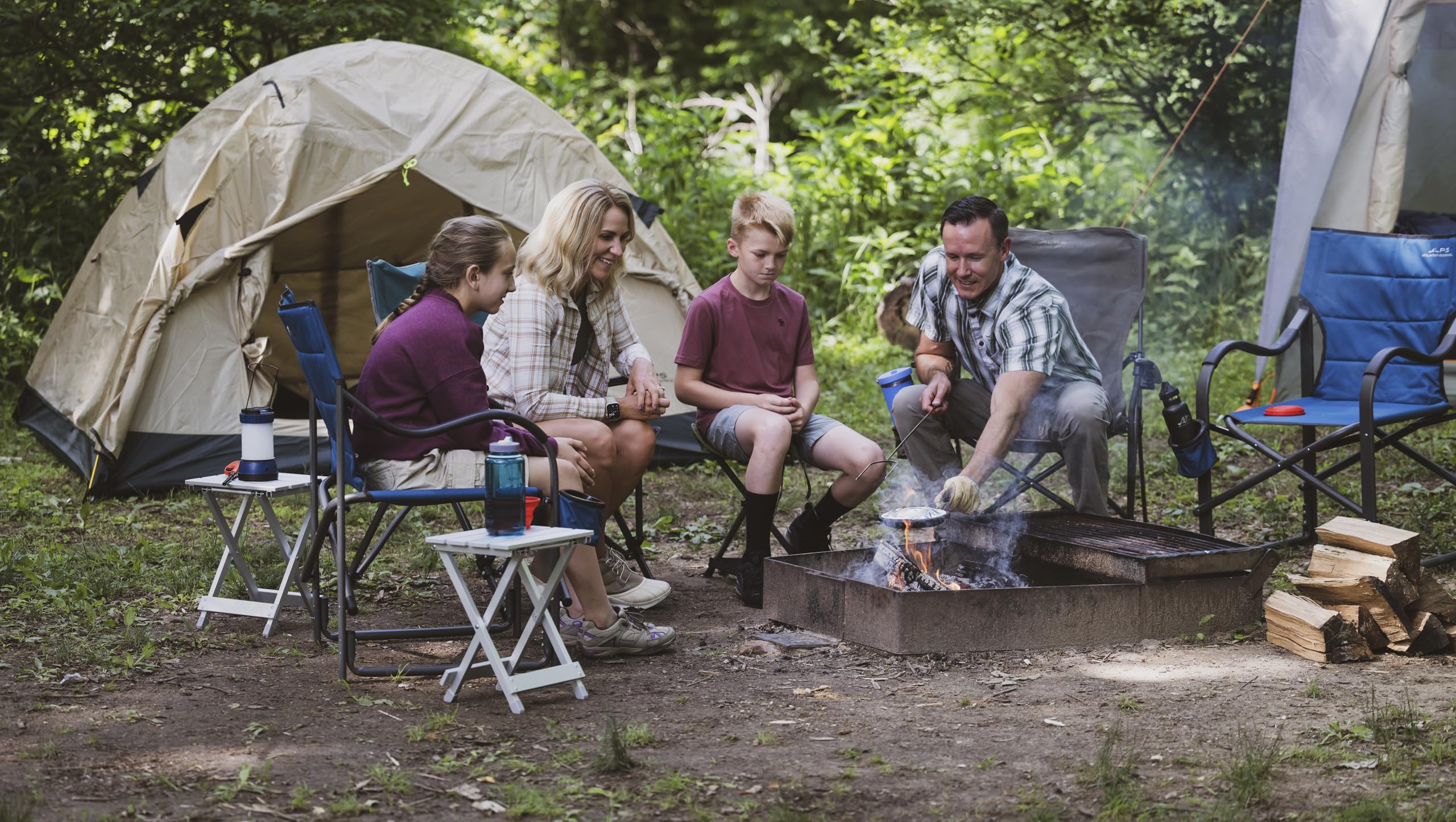 ALPS Mountaineering Sidekick Portable Stool or Side Table – Ultra Lightweight 2 lb Folding Camp Furniture with 200 lb Capacity, Aluminum Frame & Compact Carry-Bag for Camping, Tailgating, RV & Patio - Image 4