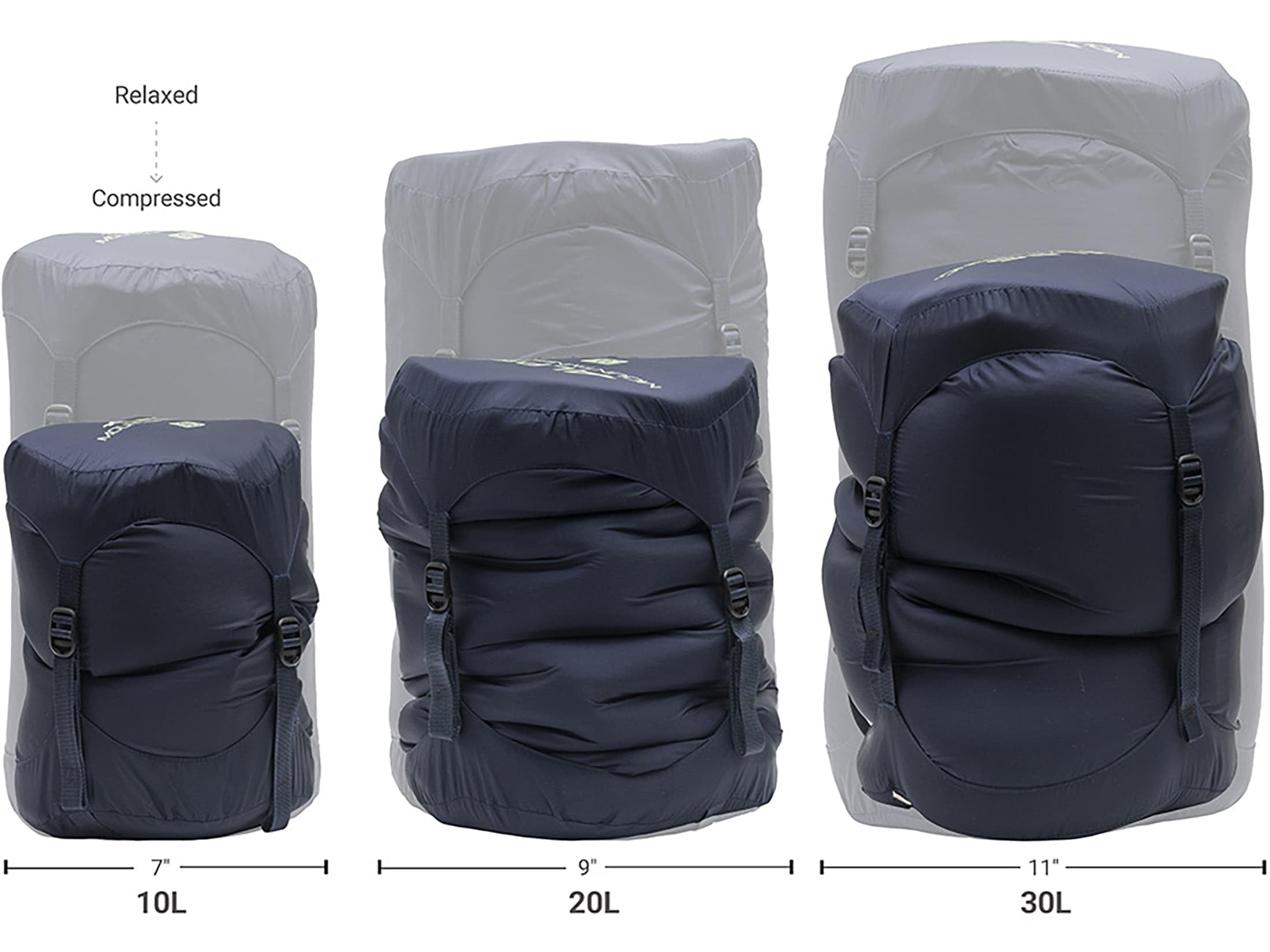 ALPS Mountaineering Sleeping-Bag-Compression-Sacks Lightweight Compression Stuff Sack - Image 4
