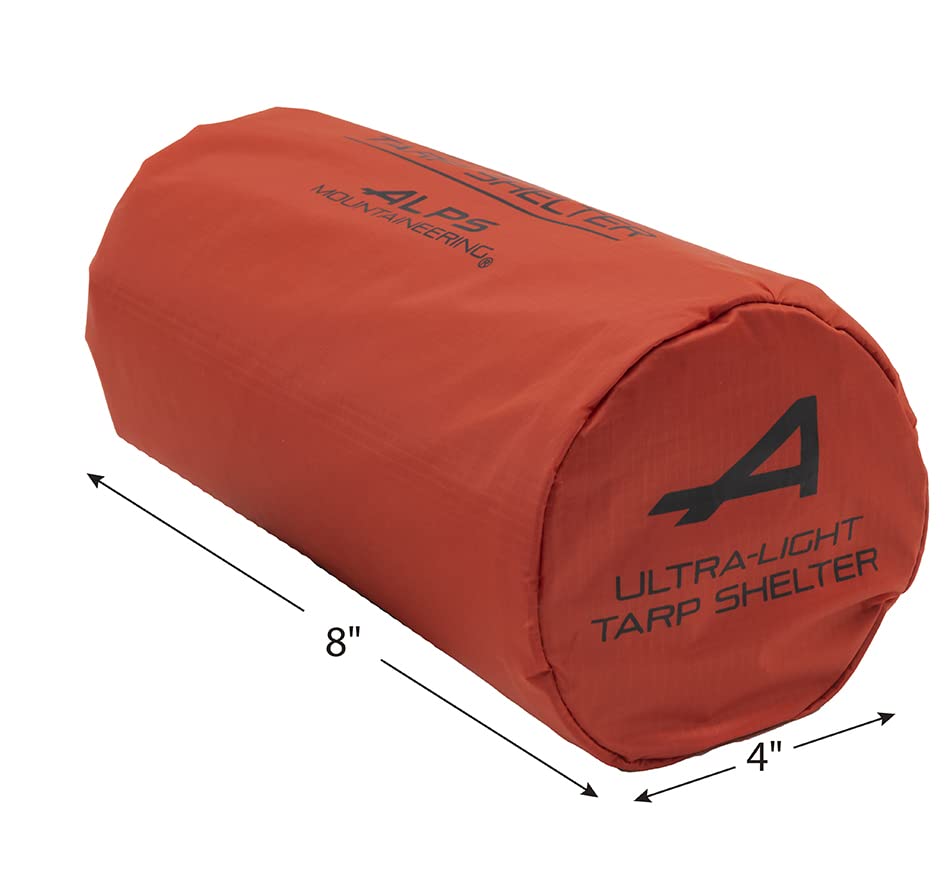 ALPS Mountaineering Ultra-Light Tarp Shelter - Charcoal/Red - Image 8