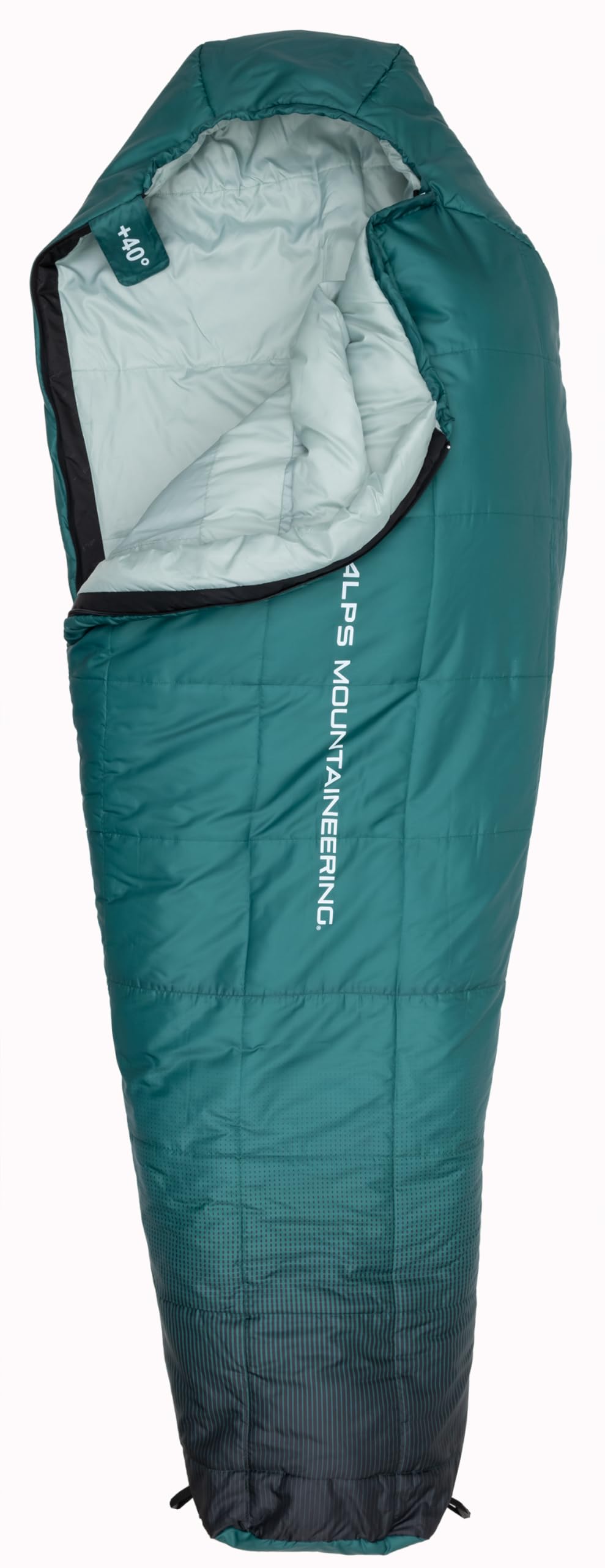 ALPS Mountaineering Vibe +40° Sleeping Bag – Lightweight 3-Season Mummy Bag with TechLoft Micro Insulation, Ripstop Shell & Compression Sack for Camping, Hiking & Backpacking - Image 4