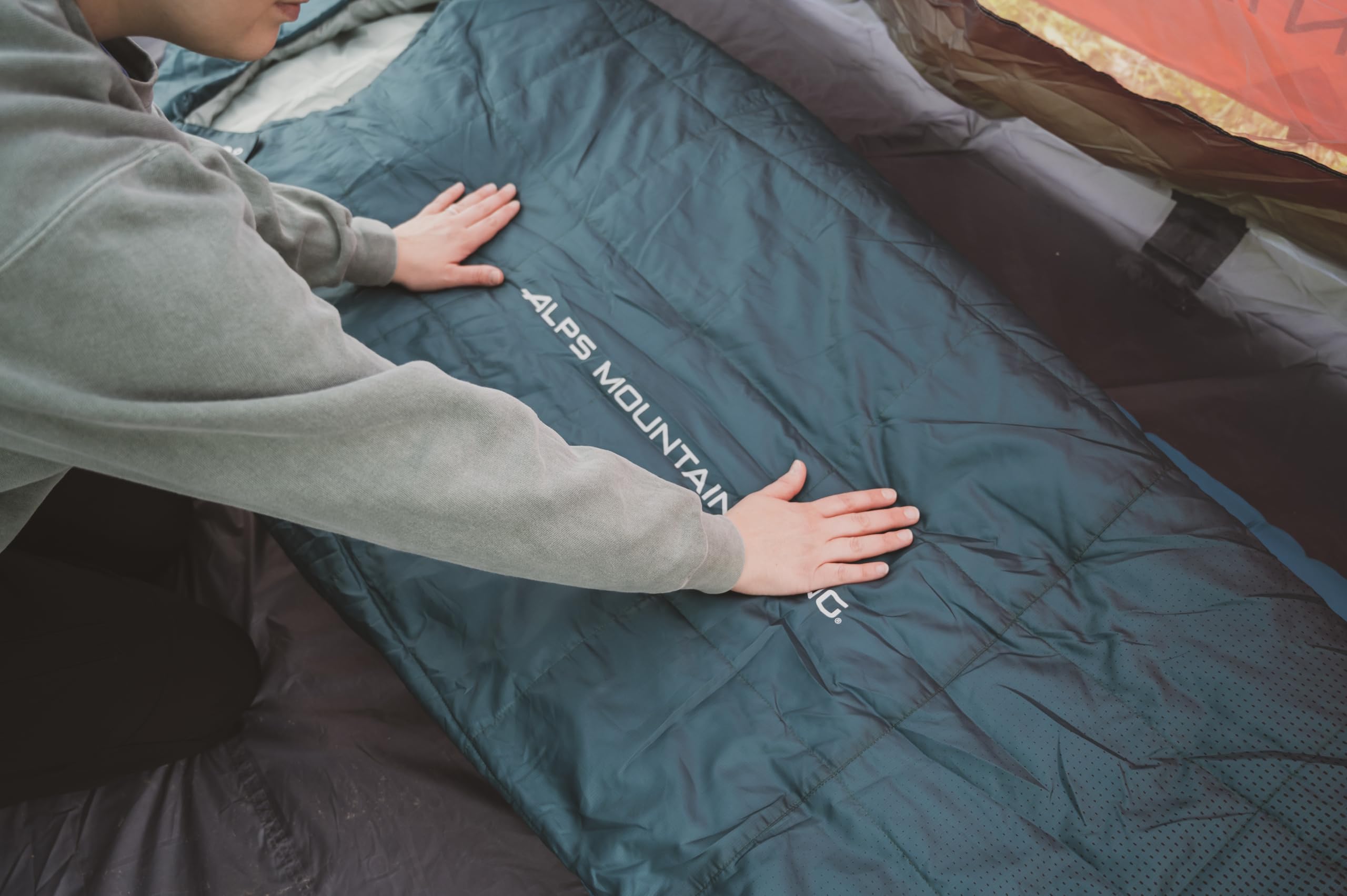 ALPS Mountaineering Vibe +40° Sleeping Bag – Lightweight 3-Season Mummy Bag with TechLoft Micro Insulation, Ripstop Shell & Compression Sack for Camping, Hiking & Backpacking - Image 8